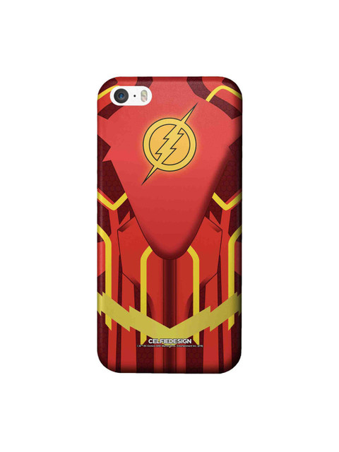 

CelfieDesign Red & Yellow Suit up Flash Printed iphone SE Back Case