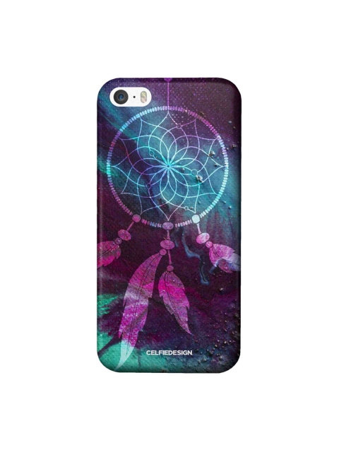 

CelfieDesign Pink & Teal Blue Dream Catcher iPhone SE Slim Back Case