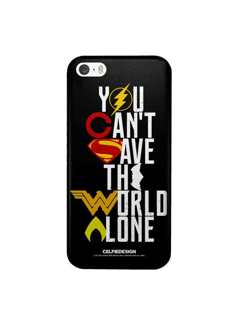 

CelfieDesign Black & White Justice League Motto iphone SE Back Case