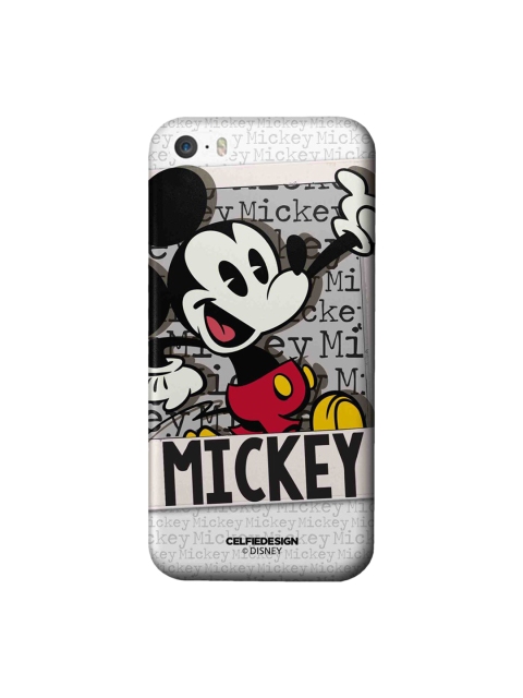 

CelfieDesign White & Black Hello Mr Mickey iPhone SE Slim Back Case