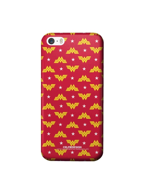 

CelfieDesign Pink & Yellow Wonder Woman 1984 Printed iPhone SE Slim Back Case