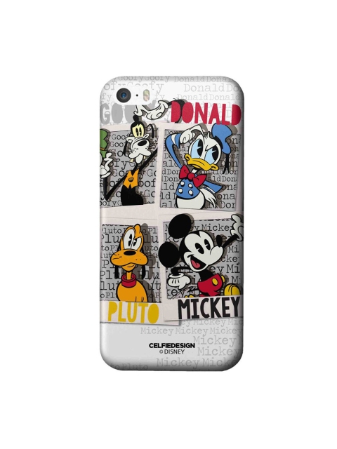 

CelfieDesign White & Red Disney Dudes iPhone SE Slim Back Case