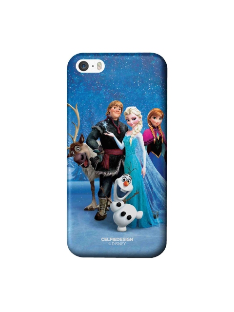 

CelfieDesign Blue & White Frozen together iPhone SE Slim Back Case