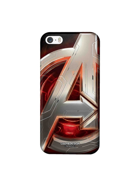 

CelfieDesign Red & Silver Avengers Version 2 Printed iPhone SE Slim Back Case