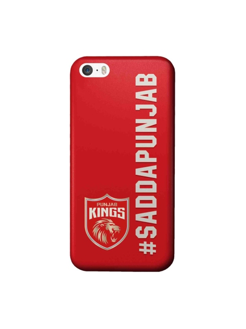 

CelfieDesign Red & White Sadda Punjab Kings iPhone SE Slim Back Case