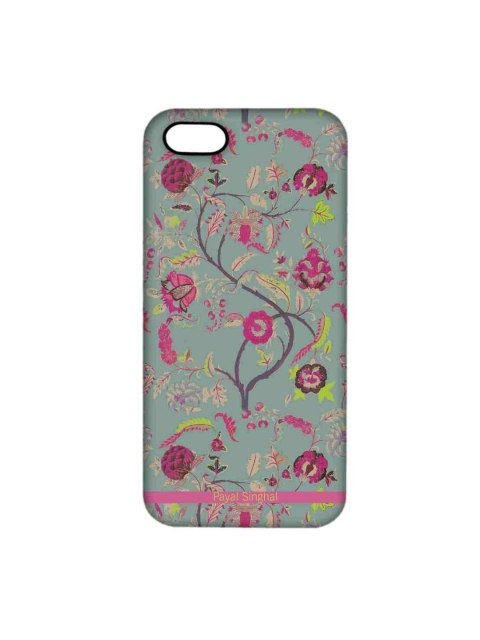 

CelfieDesign Blue & Pink Payal Singhal Chintz Print iPhone SE Slim Back Case