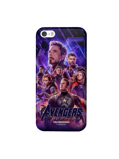 

CelfieDesign Blue Avengers Endgame Poster Printed iPhone SE Slim Back Case