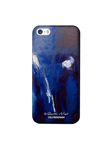 

CelfieDesign Blue Rainfall Printed iPhone SE Back Case