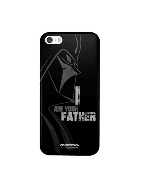 

CelfieDesign Black & Grey I am your Father Typography Printed Phone SE Slim Back Case