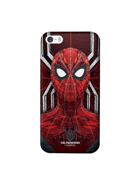 

CelfieDesign Brown & White Spidey Stance iPhone SE Slim Back Case