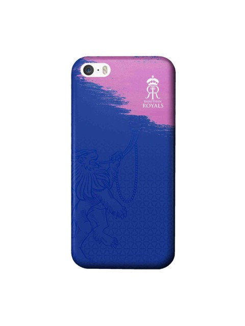 

CelfieDesign Blue & Pink Rajasthan Royals Crest iPhone SE Slim Back Case
