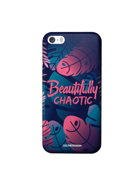 

CelfieDesign Navy Blue & Pink Beautifully Chaotic iPhone SE Slim Back Case