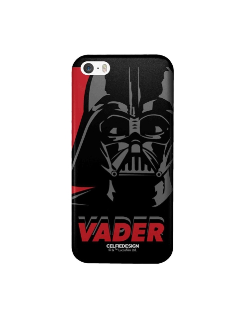 

CelfieDesign Black & Grey Vader Superhero Printed iPhone SE Slim Back Case