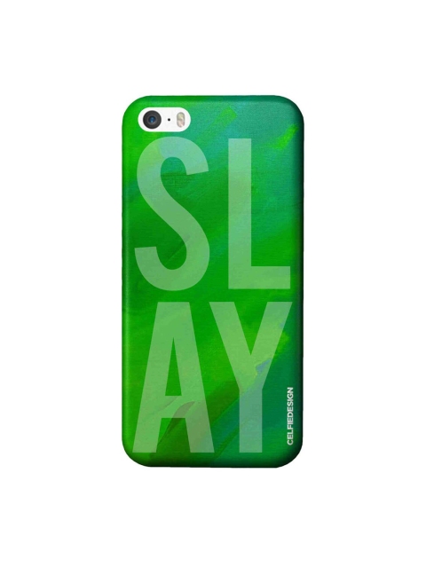 

CelfieDesign Green Slay iPhone SE Slim Back Case