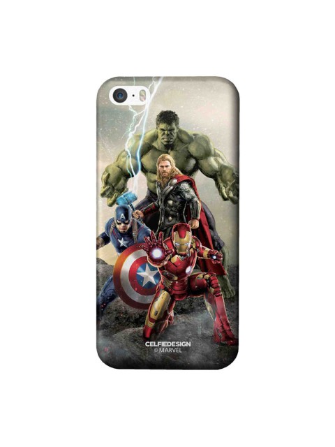 

CelfieDesign Grey & Green Time to Avenge iphone SE Back Case