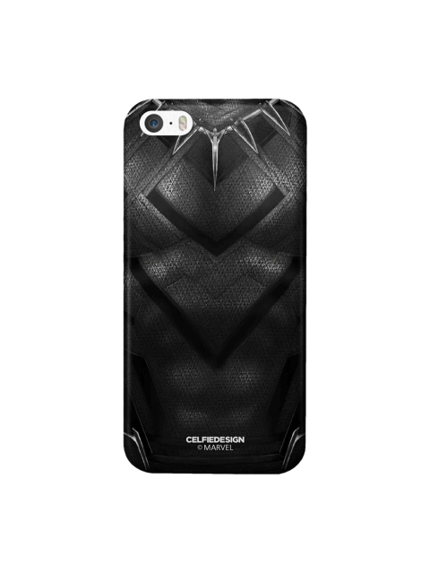 

CelfieDesign Black Printed Suit up Black Panther iPhone SE Slim Back Case