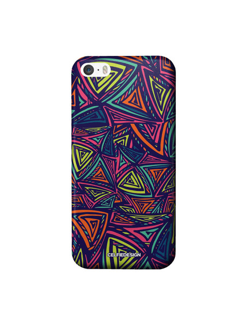 

CelfieDesign Blue & Orange Neon Angle iPhone SE Slim Back Case