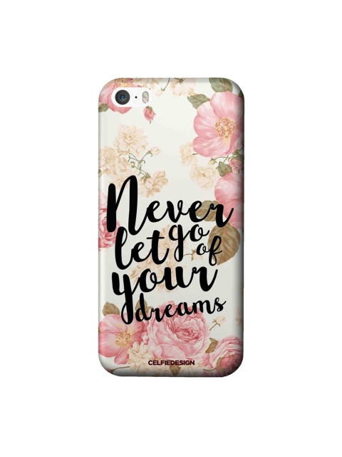 

CelfieDesign Pink & Black Your Dreams iPhone SE Slim Back Case