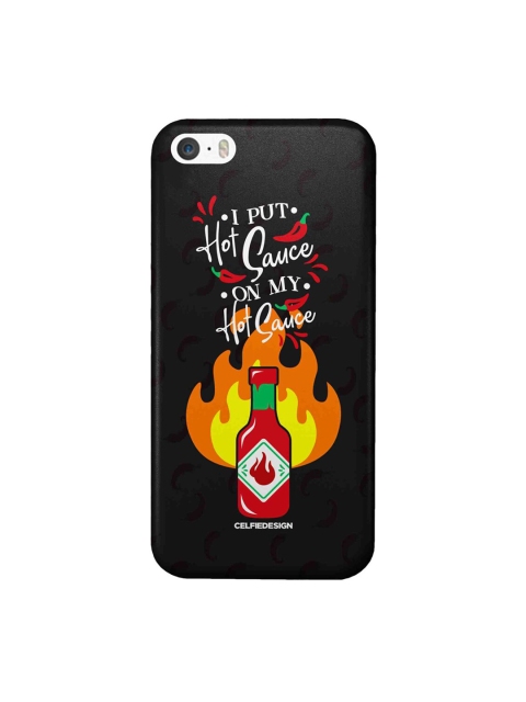 

CelfieDesign Multicolored Hot Sauce iPhone SE Slim Back Case, Multi
