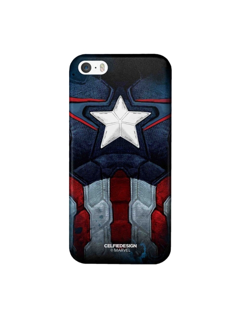 

CelfieDesign Multi-Coloured Cap Am Suit iPhone SE Back Case