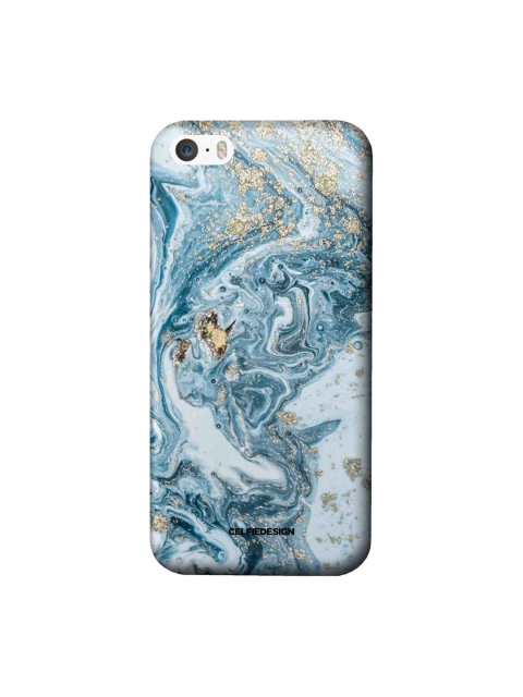 

CelfieDesign Blue & Grey Marble Blue Macubus iphone SE Back Case
