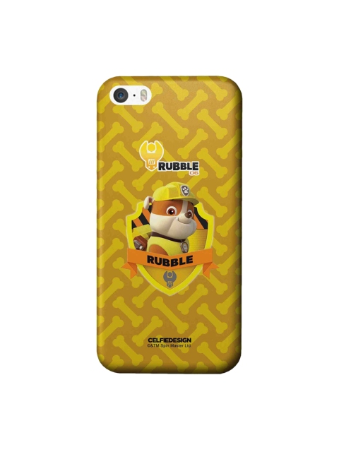 

CelfieDesign Yellow & Brown Rubble Paw Patrol iphone SE Back Case