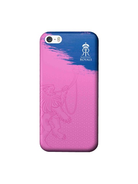 

CelfieDesign Pink & Blue Rajasthan Royals Crest iPhone SE Slim Back Case