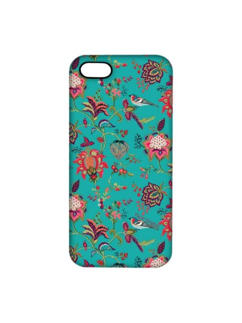 

CelfieDesign Teal & Pink Payal Singhal Chidiya iPhone SE Slim Back Case