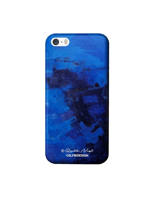 

CelfieDesign Blue Printed iPhone SE Slim Back Case