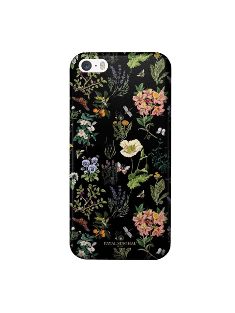 

CelfieDesign Black & Green Payal Singhal Titli iPhone SE Slim Back Case