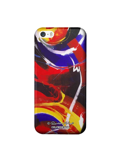 

CelfieDesign Red & Blue New World iPhone SE Slim Back Case