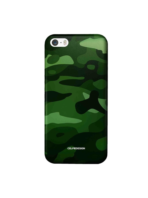 

CelfieDesign Green Printed iPhone SE Slim Back Case