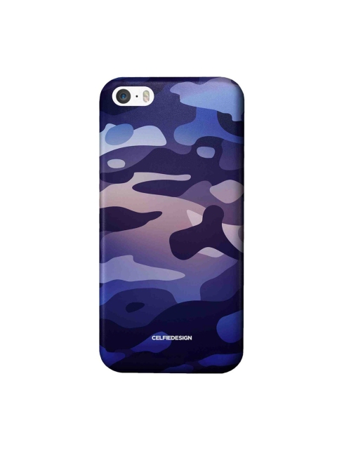 

CelfieDesign Multi-Coloured Camo Cyber Grape iPhone SE Slim Back Case