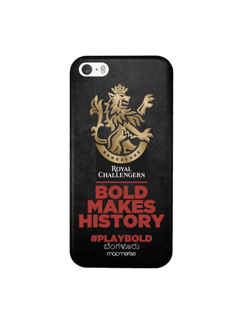 

CelfieDesign Black & Red Bold Makes History iphone SE Back Case