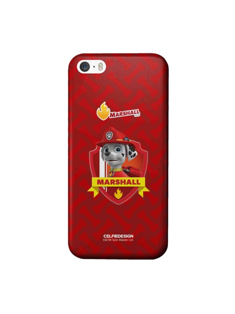 

CelfieDesign Red & Yellow Printed Marshall Paw Patrol iPhone SE Slim Back Case