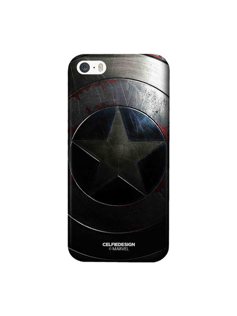 

CelfieDesign Multi-Coloured Rusted Captains Shield iPhone SE Slim Back Case
