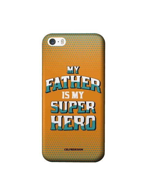 

CelfieDesign Multi-Coloured My Father My Superhero iPhone SE Slim Back Case