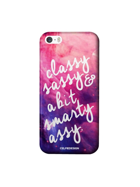 

CelfieDesign Multi-Coloured Smarty Assy iPhone SE Slim Back Case