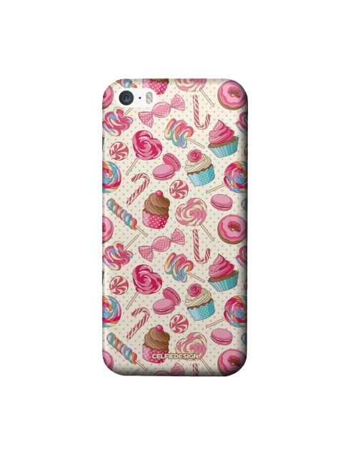 

CelfieDesign Multicolored Sugar Rush iPhone SE Slim Back Case, Multi