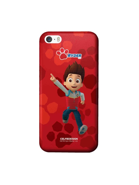

CelfieDesign Red Printed Ryder Paw Patrol iPhone SE Slim Back Case