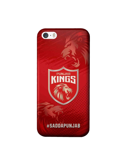 

CelfieDesign Red & White Punjab Kings Crest iPhone SE Slim Back Case