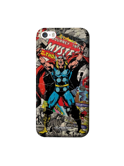 

CelfieDesign Multi-Coloured Comic Thor iPhone SE Slim Back Case