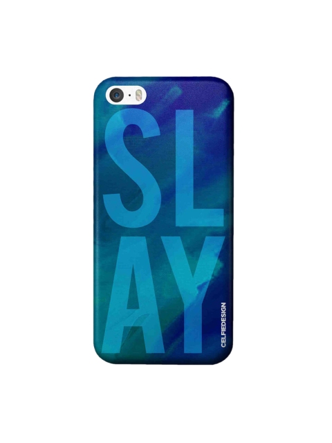 

CelfieDesign Blue Slay Printed Plastic iPhone SE Slim Back Case