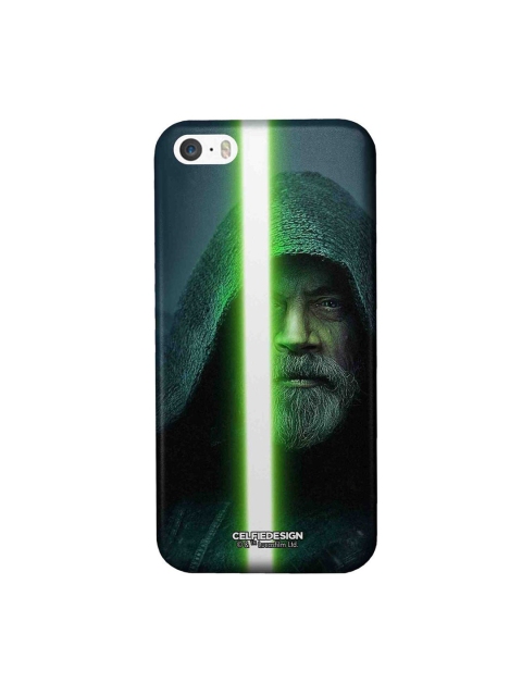 

CelfieDesign Green Printed Light Saber iPhone SE Slim Back Case
