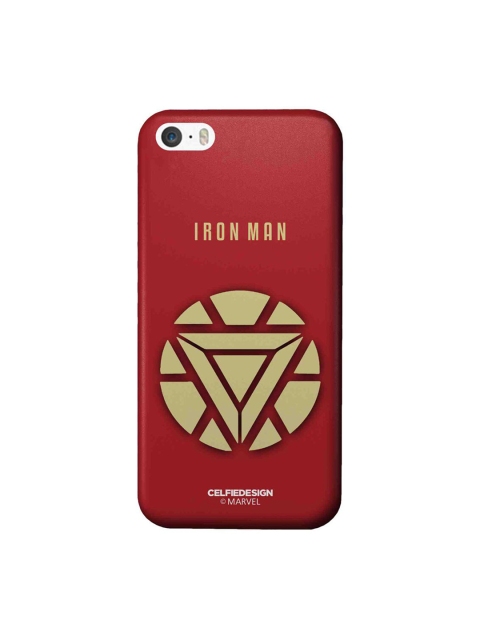CelfieDesign Red & Yellow Minimalistic Ironman iPhone SE Slim Back Case