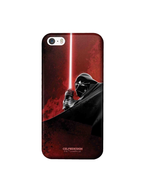 

CelfieDesign Red & Black The Vader Attack iPhone SE Slim Back Case