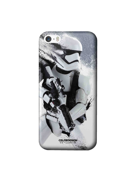 

CelfieDesign White & Black Star Wars Trooper Storm iPhone SE Slim Back Case