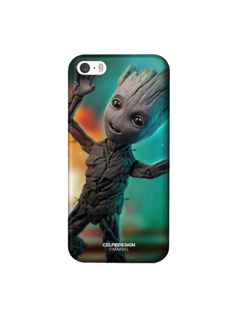 

CelfieDesign Green & Grey Baby Groot iPhone SE Slim Back Case