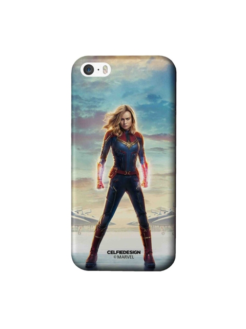 

CelfieDesign Blue & Red Captain Marvel iPhone SE Slim Back Case