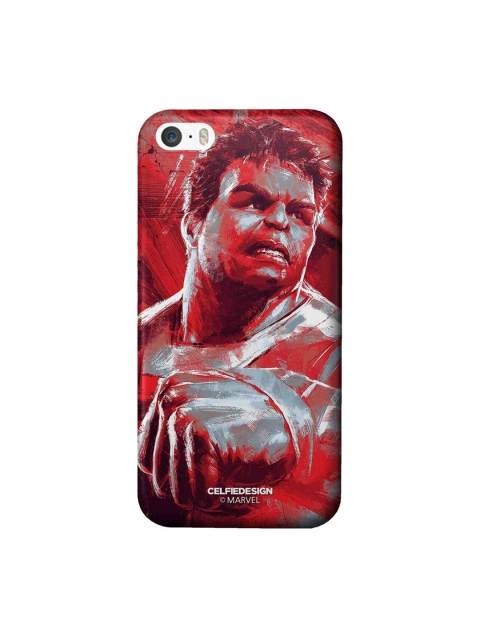 

CelfieDesign Multi-Coloured Charcoal Art Hulk Graphic Printed iPhone SE Slim Back Case